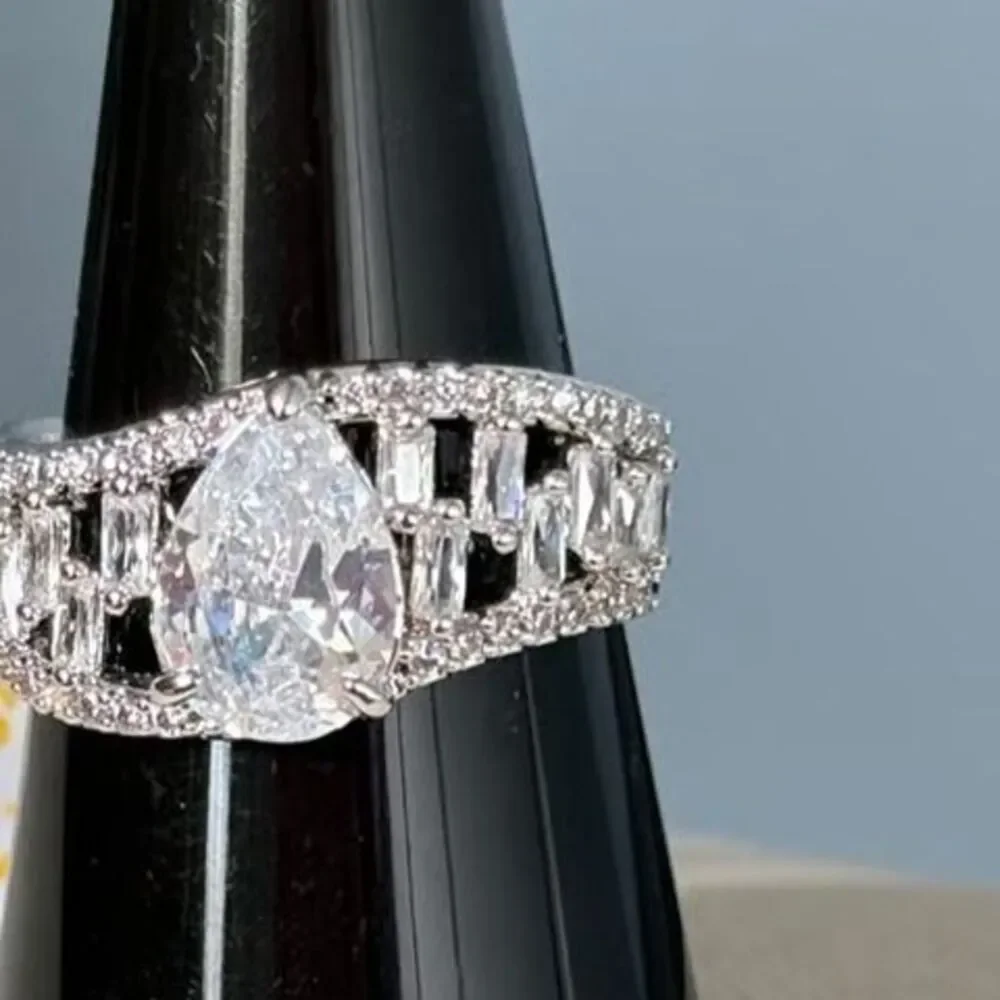 Beautiful BP OG Silver CZ Ring